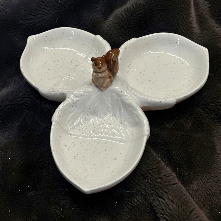 Waldzauber Snackschale mit Eichhörnchen – Keramik