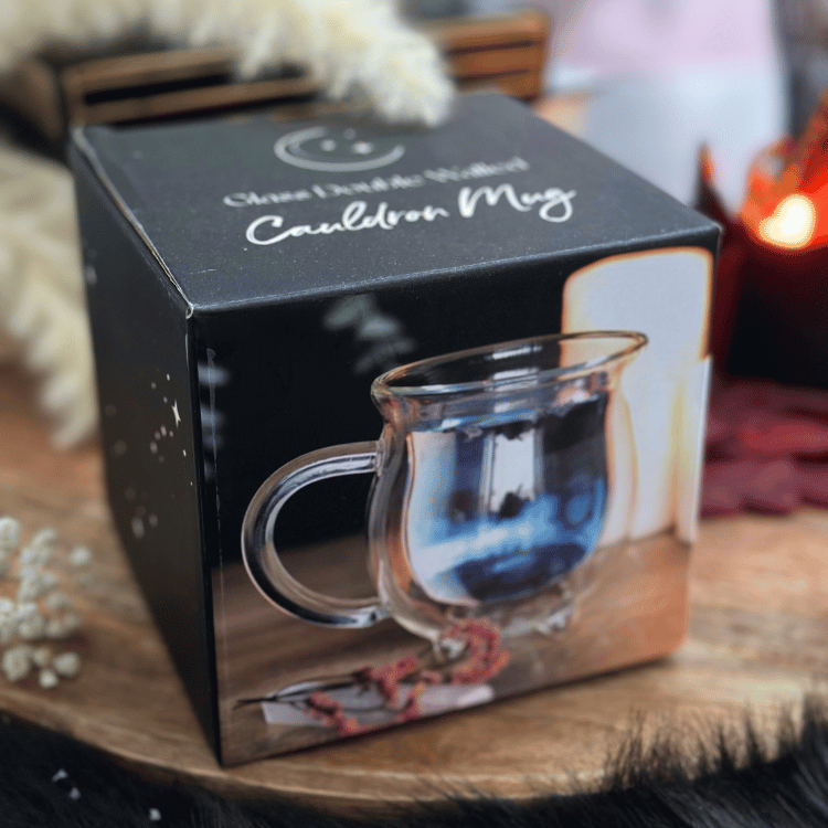 Kessel Tasse aus Glas – Doppelwandig – ZauberMerch