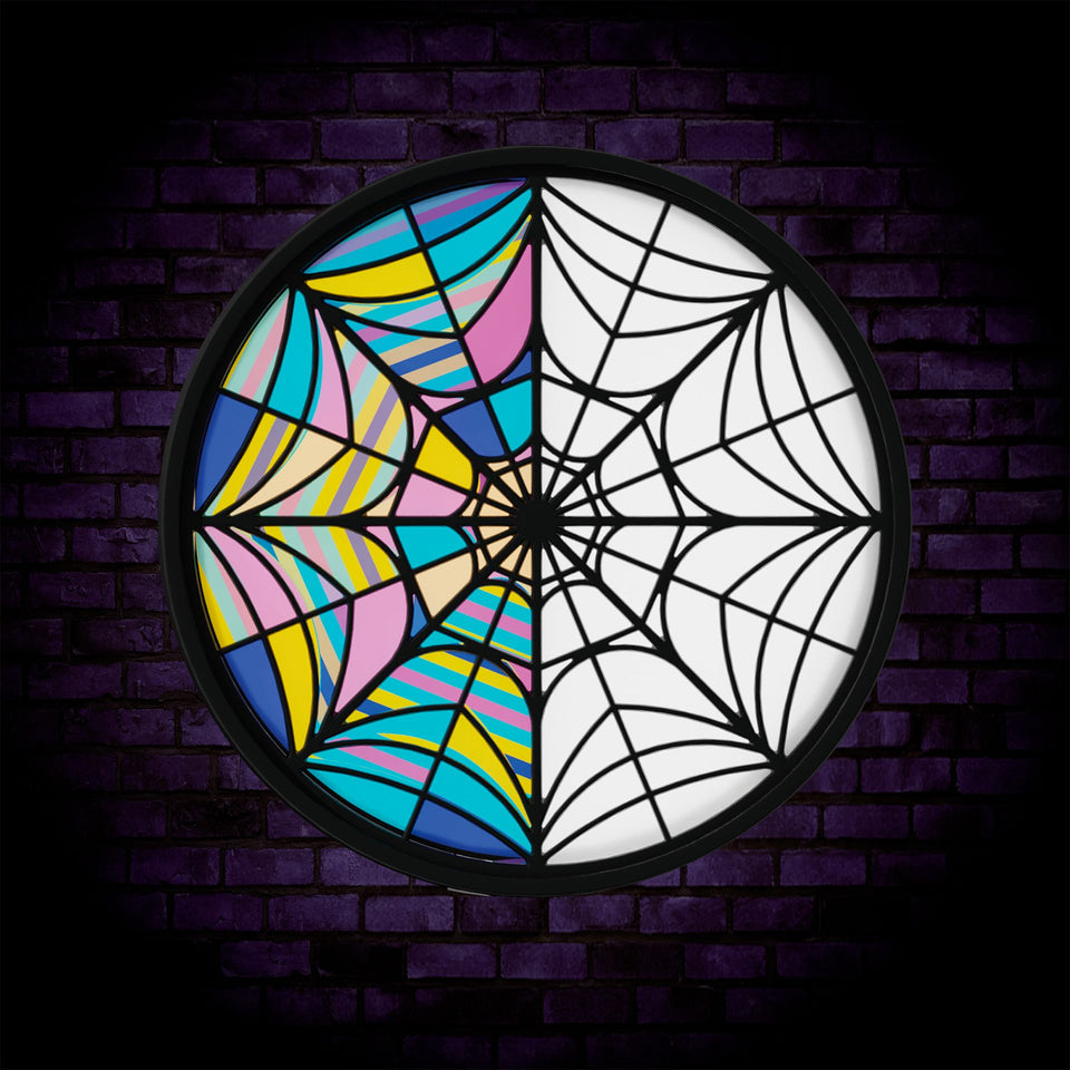 Wednesday LED-Lampe – Ophelia Hall Spinnennetz Fensterlampe