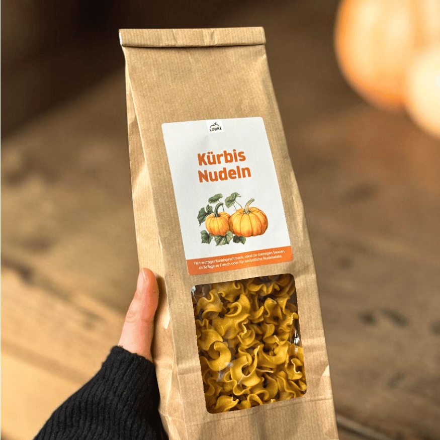 Kürbis-Nudeln – herbstliche Pasta aus Deutschland