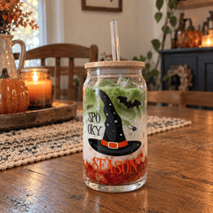 Spooky Season Tumbler mit Strohhalm in 2 Varianten