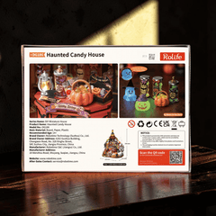 Rolife Haunted Candy House – DIY Miniaturhaus für Halloween