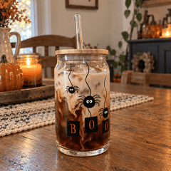 Spooky Season Tumbler mit Strohhalm in 2 Varianten