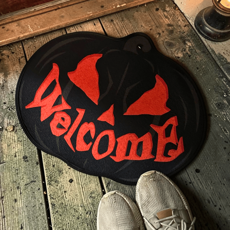 Grinsender Kürbis Fußmatte "Welcome"