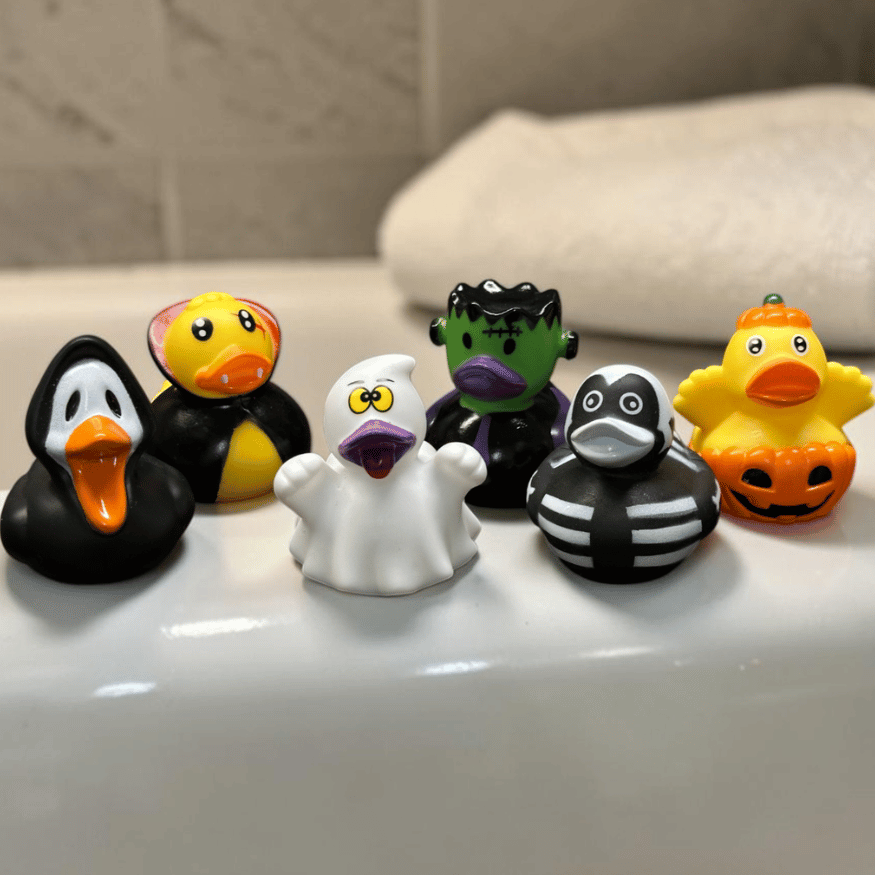 Halloween Quietscheenten in 5 Designs