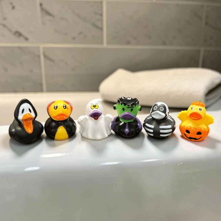 Halloween Quietscheenten in 5 Designs