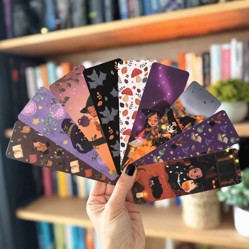 MoonElly Lesezeichen – Witchy & Cozy (6 Varianten)