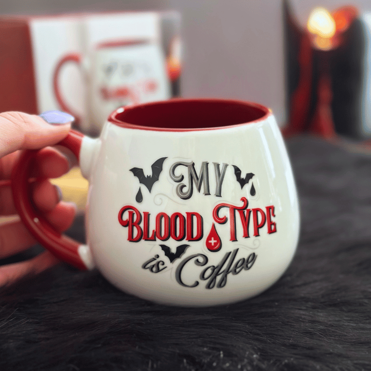 VAMPIR Tasse - Blutgruppe Kaffee