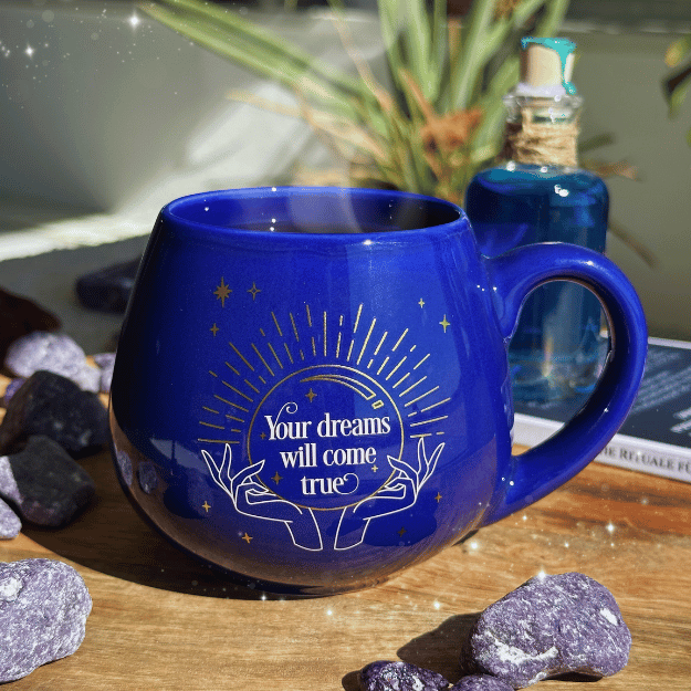 Wahrsagung - Verwandlungs Tasse Blau