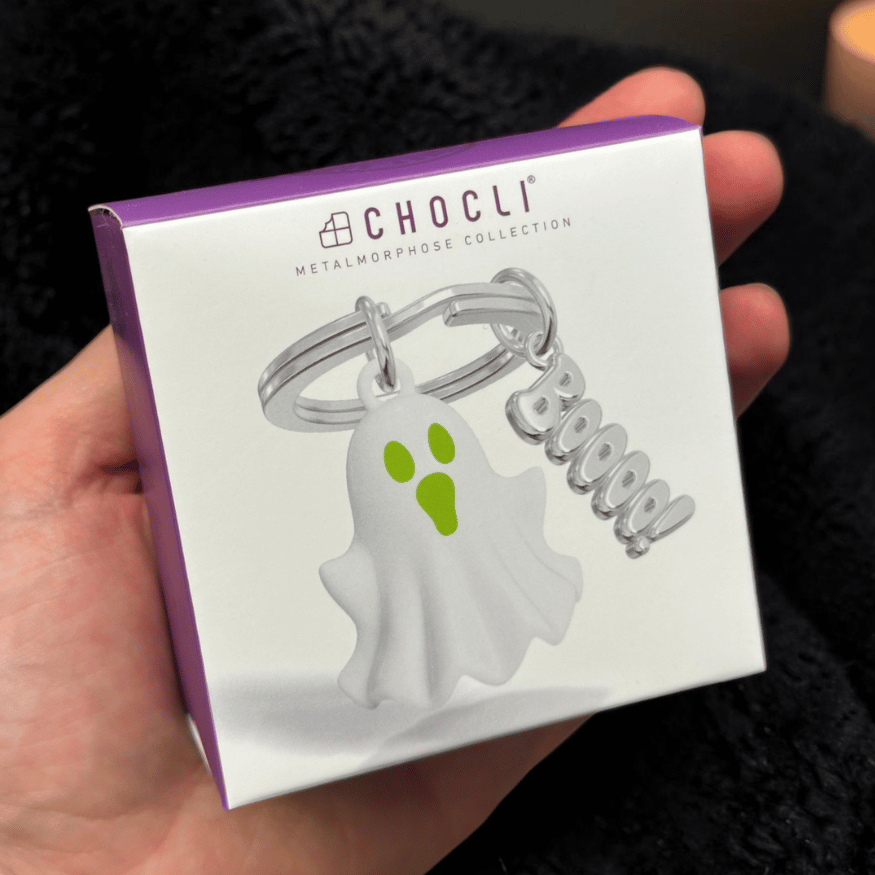 Boo! Geister-Schlüsselanhänger - kleiner Spukgeist