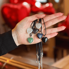 Kristall Herz-Halskette