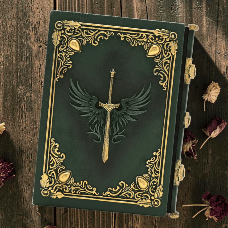 Notizbuch Mystic Legends mit 3D Drachen-Relief