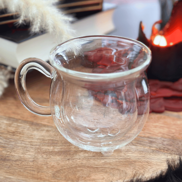 Kessel Tasse aus Glas – Doppelwandig – ZauberMerch