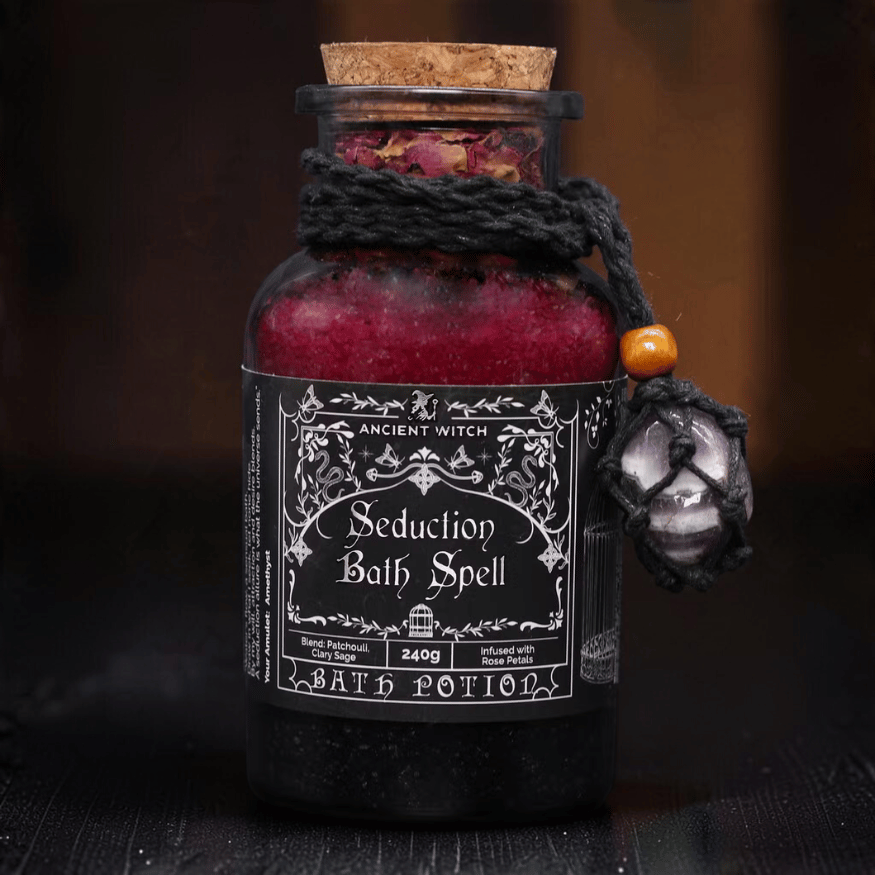 Magisches Ritual-Badesalz mit Edelstein