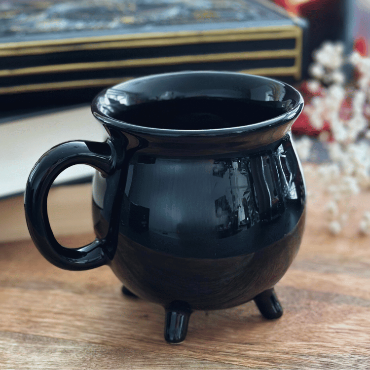 Schwarze Kessel Tasse