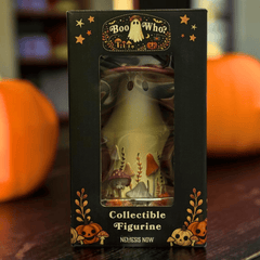 Maybel Geisterfigur mit Pilzhut – Halloween Deko 15,5 cm