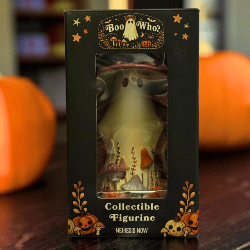 Maybel Geisterfigur mit Pilzhut – Halloween Deko 15,5 cm