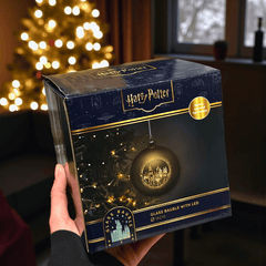 XXL Harry Potter LED-Weihnachtskugel Hogwarts (15 cm) Dekoration