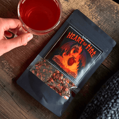 Heart of Fire – Drachen Tee Pfirsich-Maracuja | Limitierter Booklover Tee