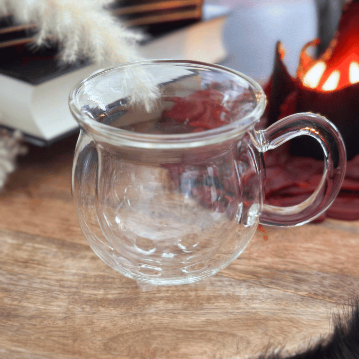 Glas Kessel Tasse - Doppelwandig
