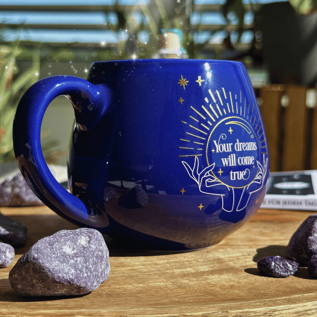 Wahrsagung - Verwandlungs Tasse Blau