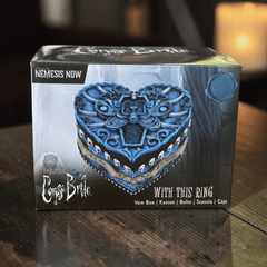 Corpse Bride Schmuckbox – Herzdose mit With This Ring Motiv