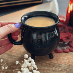 Schwarze Kessel Tasse