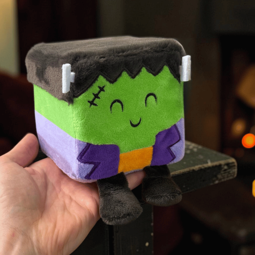 Kuschelige Squish Blox Halloween Würfel