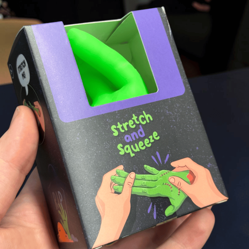 Dehnbare Zombie Hand – Halloween Anti-Stress Spielzeug