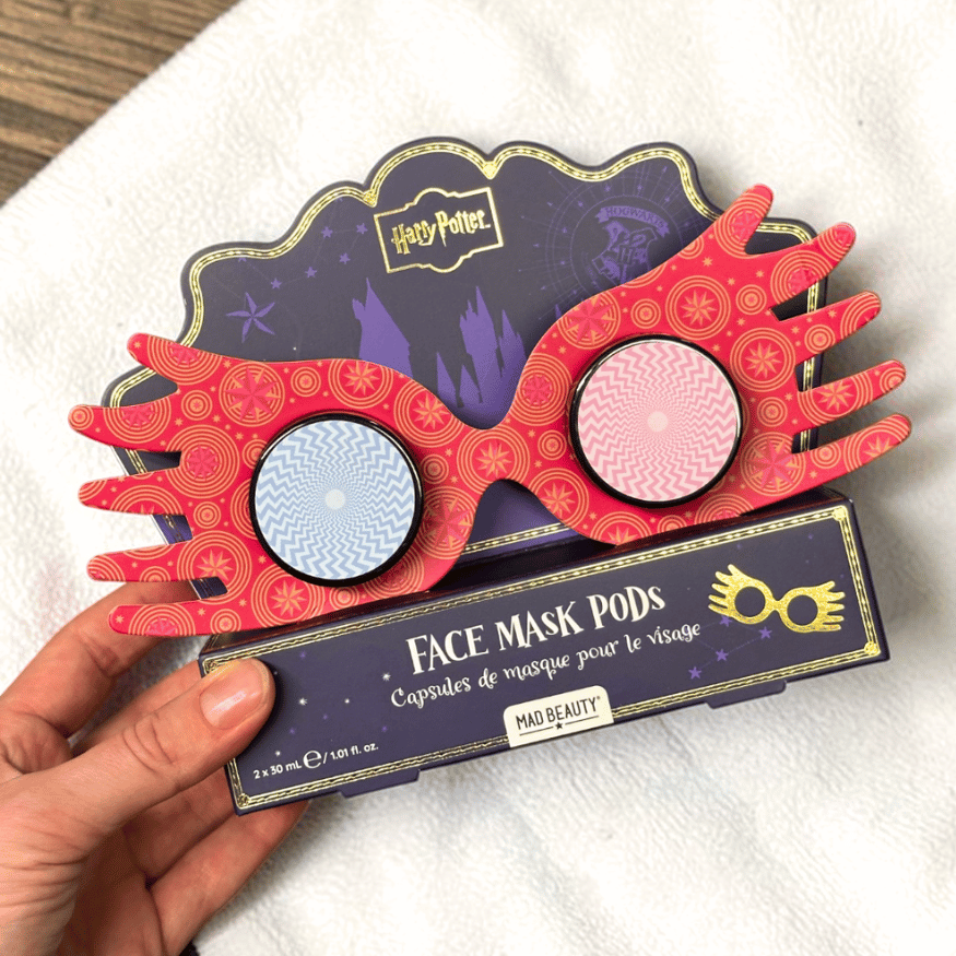 Harry Potter Gesichtsmasken-Set mit Luna Lovegoods Brille