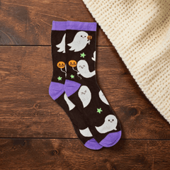 Boo Basket Geister Socken (komprimiert)