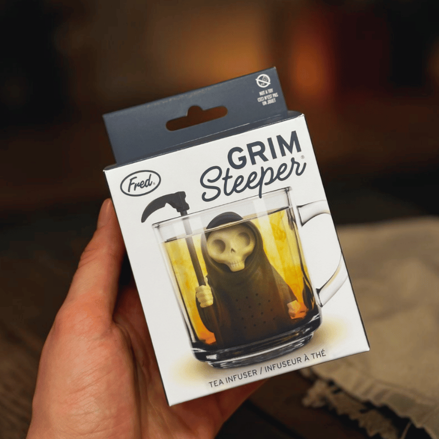 Sensenmann Tee-Ei aus Silikon – Fred Grim Steeper