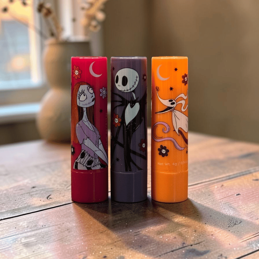 Nightmare Before Christmas Lippenbalsam-Trio mit Jack und Sally