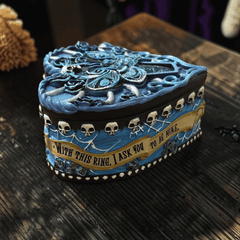 Corpse Bride Schmuckbox – Herzdose mit With This Ring Motiv