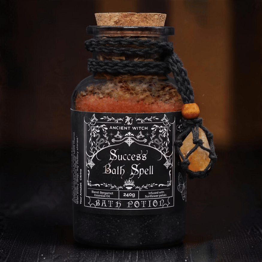 Magisches Ritual-Badesalz mit Edelstein