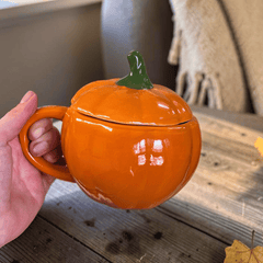 Kürbis-Tasse mit Deckel – 440 ml