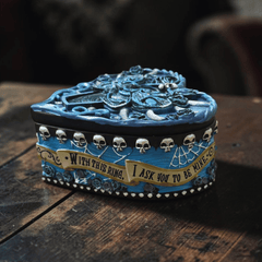 Corpse Bride Schmuckbox – Herzdose mit With This Ring Motiv