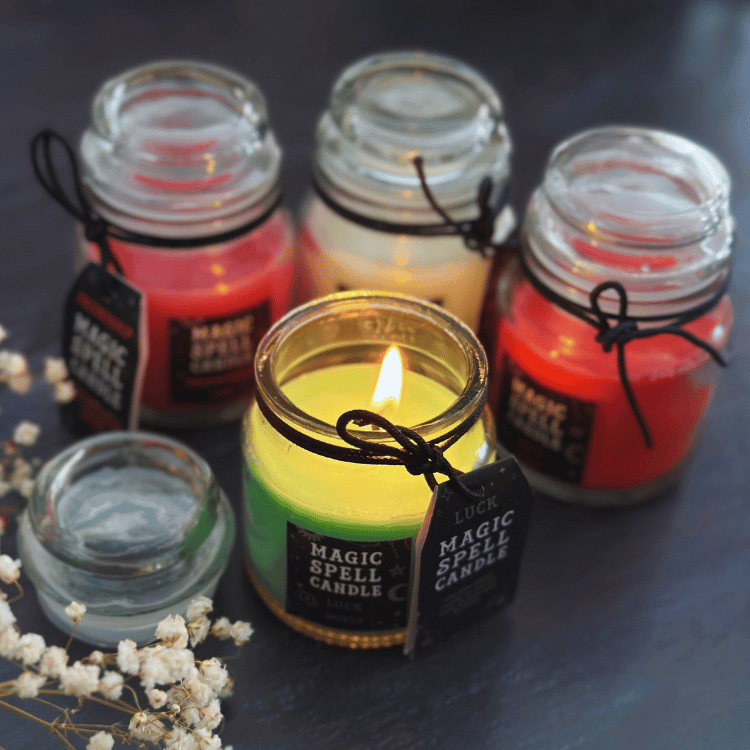 Zauberkerzen 6er-Set – Manifestation, Zauberei & Magische Rituale