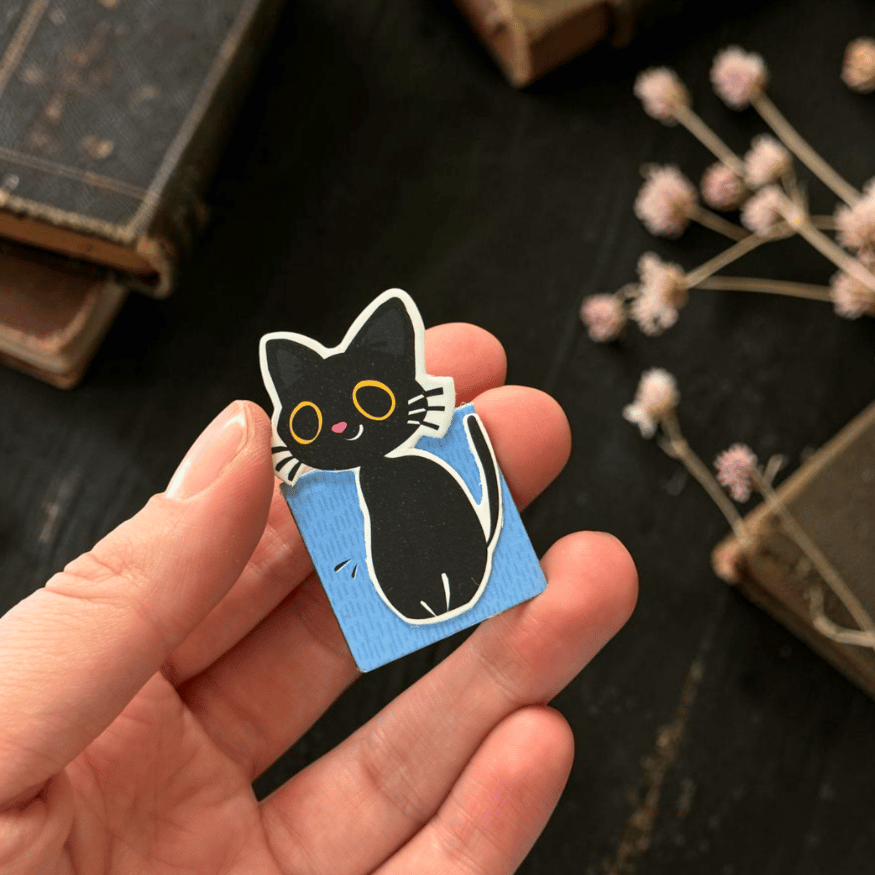 Magnetische Katze Lesezeichen im Set