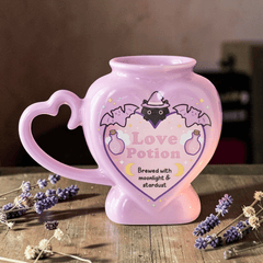 Love Potion Tasse in Herzform, süße Tasse 300 ml