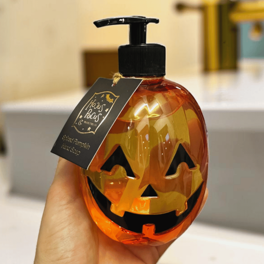 Halloween Handseife im Figurenspender Pumpkin Spice Duft