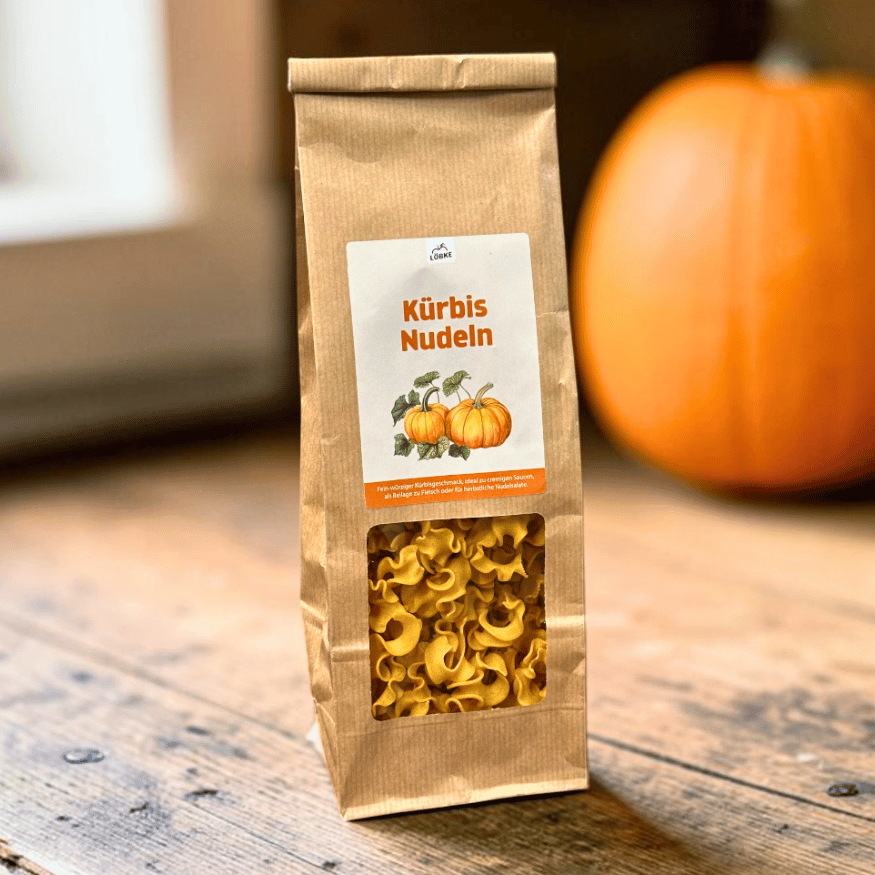 Kürbis-Nudeln – herbstliche Pasta aus Deutschland