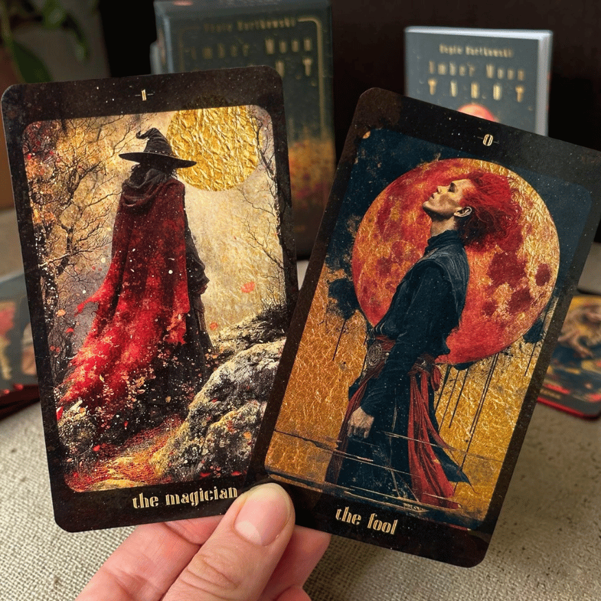 Amber Moon Tarot – Tarotkarten Set mit Booklet (Englisch)
