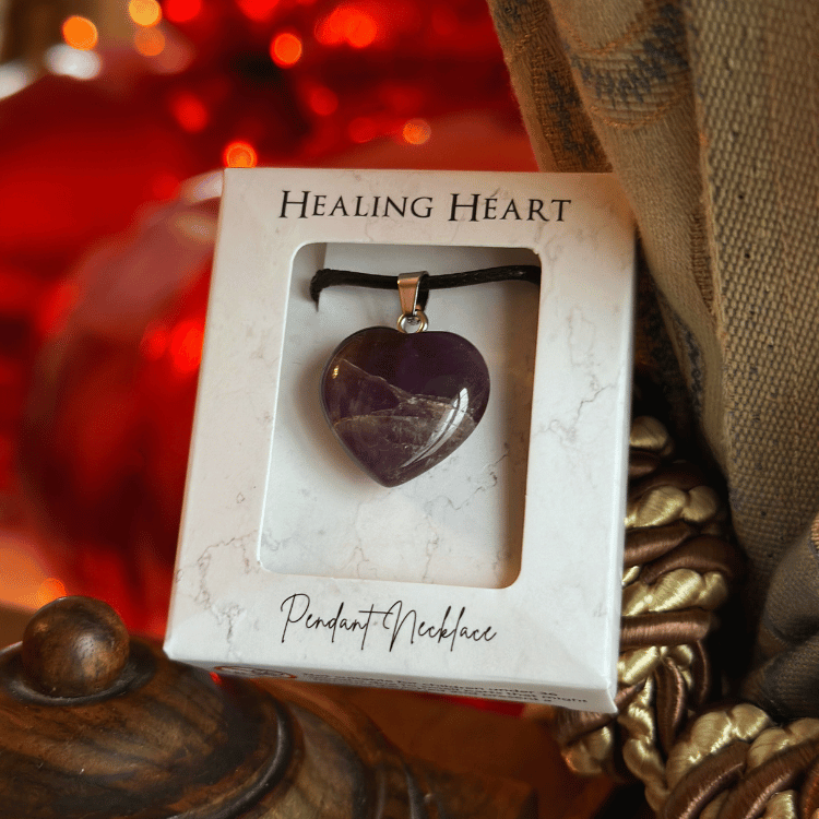 Kristall Herz-Halskette