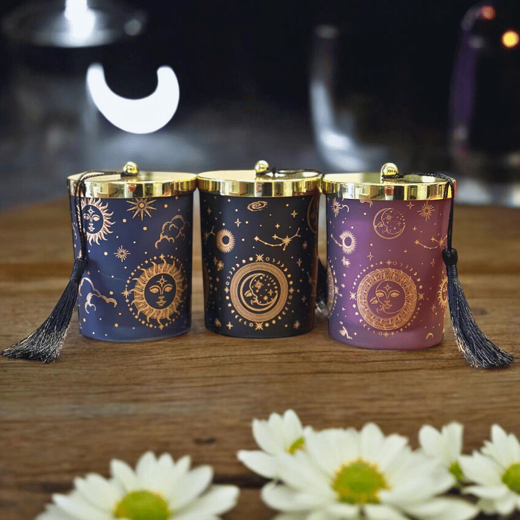 Astro Duftkerzen – Sonne, Mond & Sterne