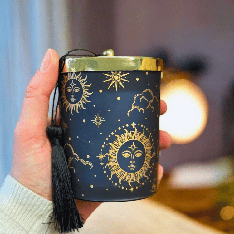 Astro Duftkerzen – Sonne, Mond & Sterne