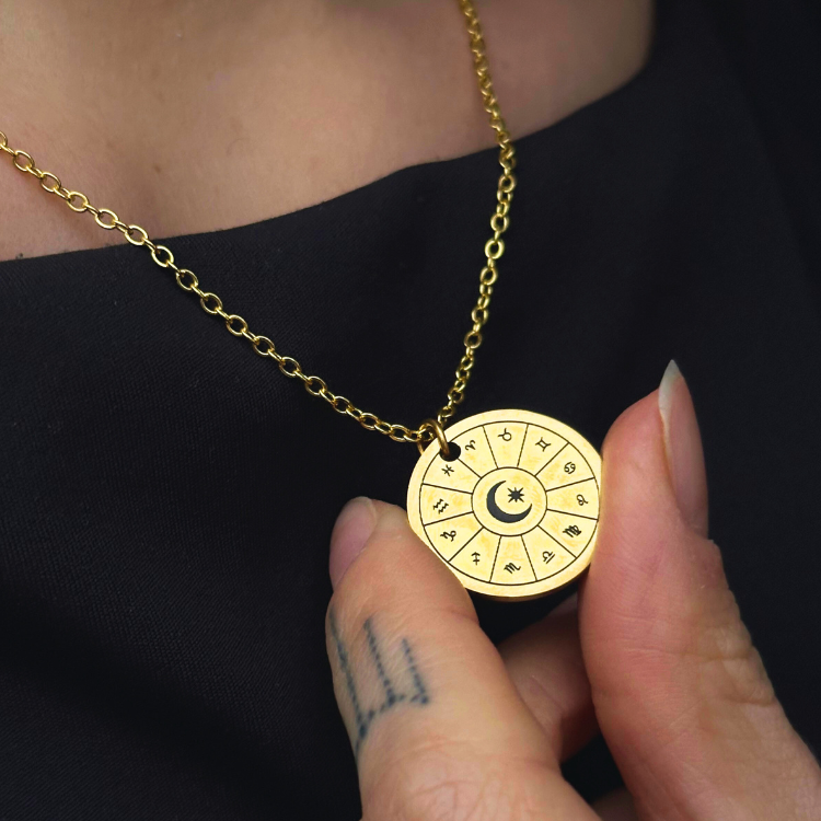 Astrologie Schmuck-Set – Ohrringe & Halskette