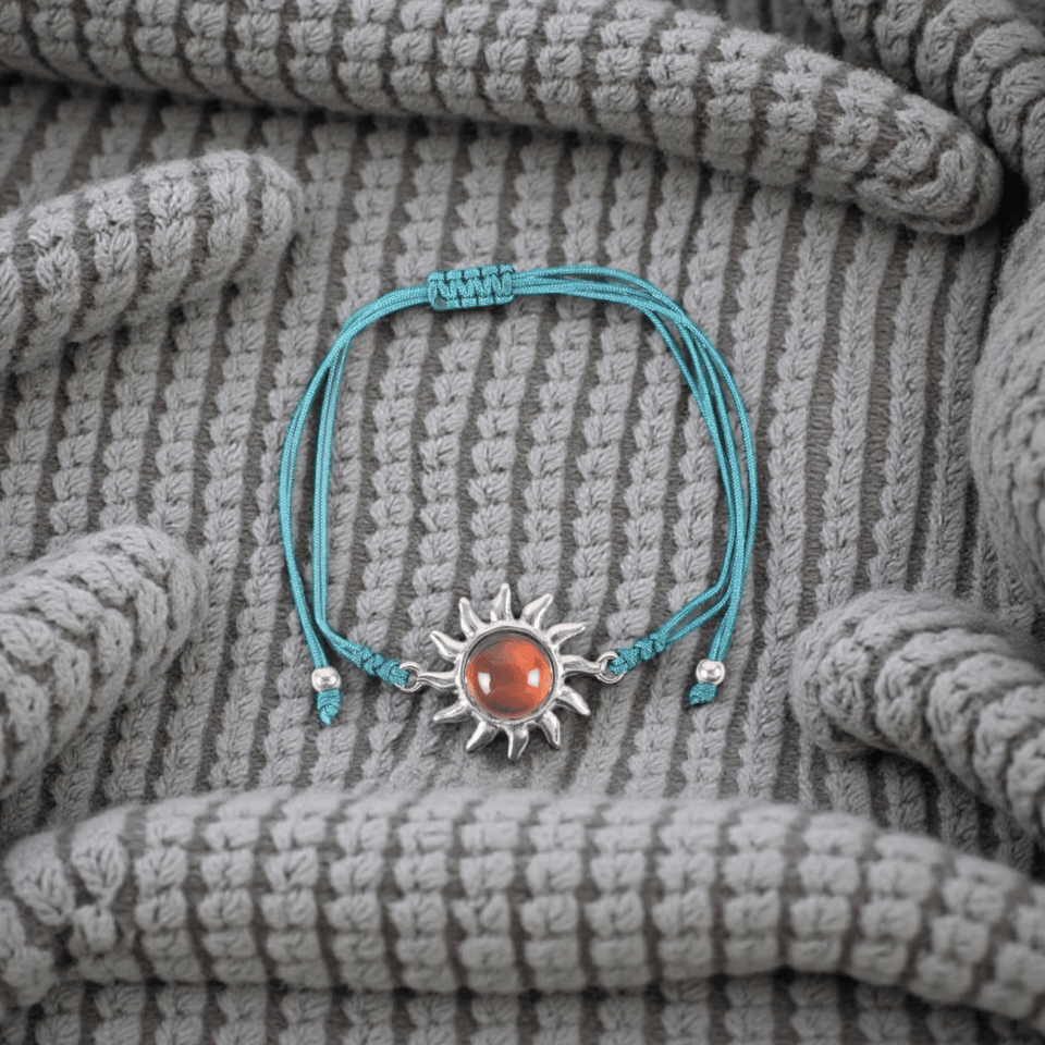 Aura Energy Farbwechsel Armband – verstellbar mit Sonnenanhänger