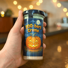 BOO-bert Halloween-Creme – Weiße Schokoladencreme mit Gewürzen