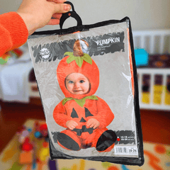 Baby Kürbis Kostüm mit Kapuze – Süßer Halloween Einteiler für Babys & Kleinkinder